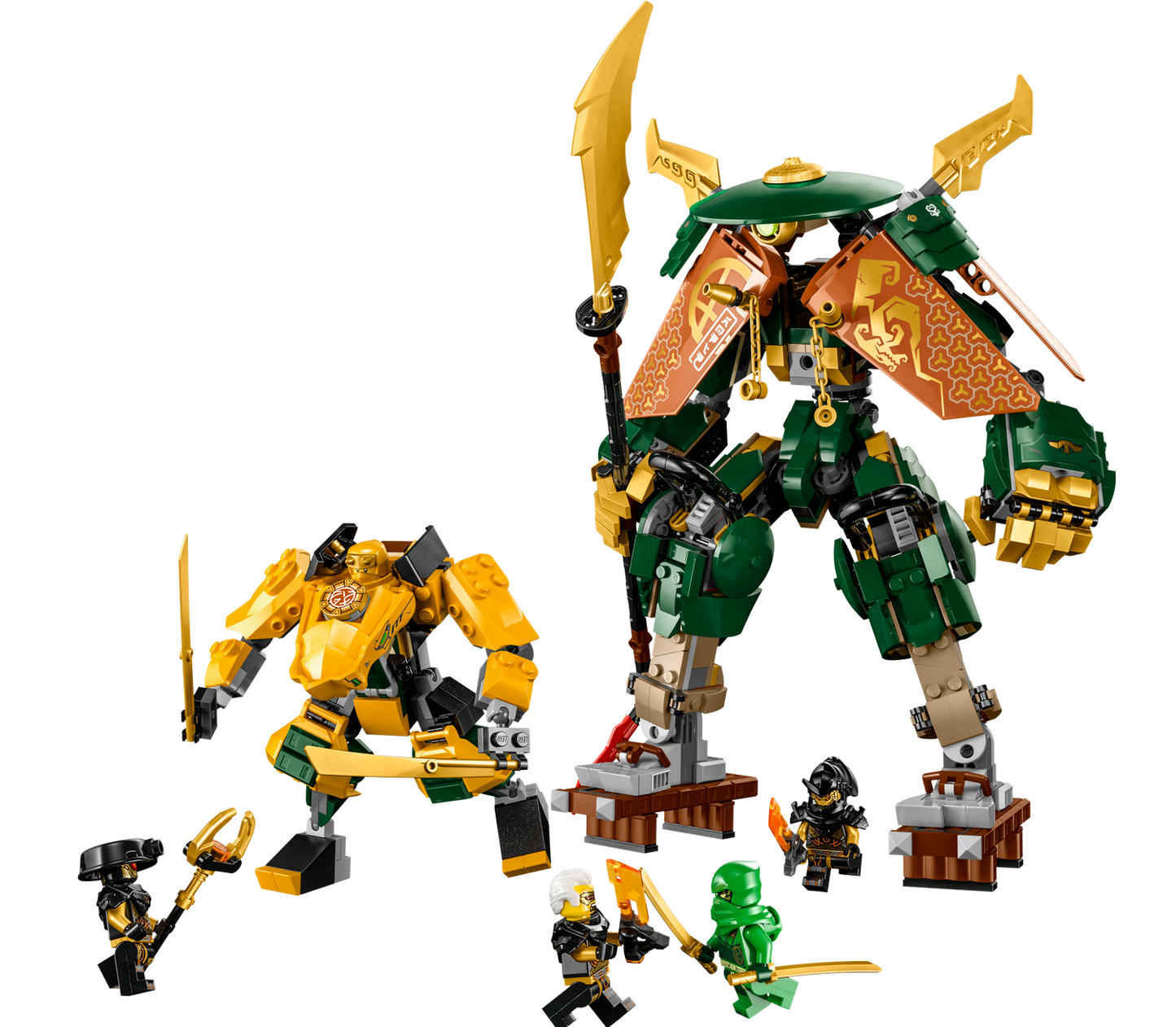 NINJAGO 71794 Lloyds und Arins Training-Mechs