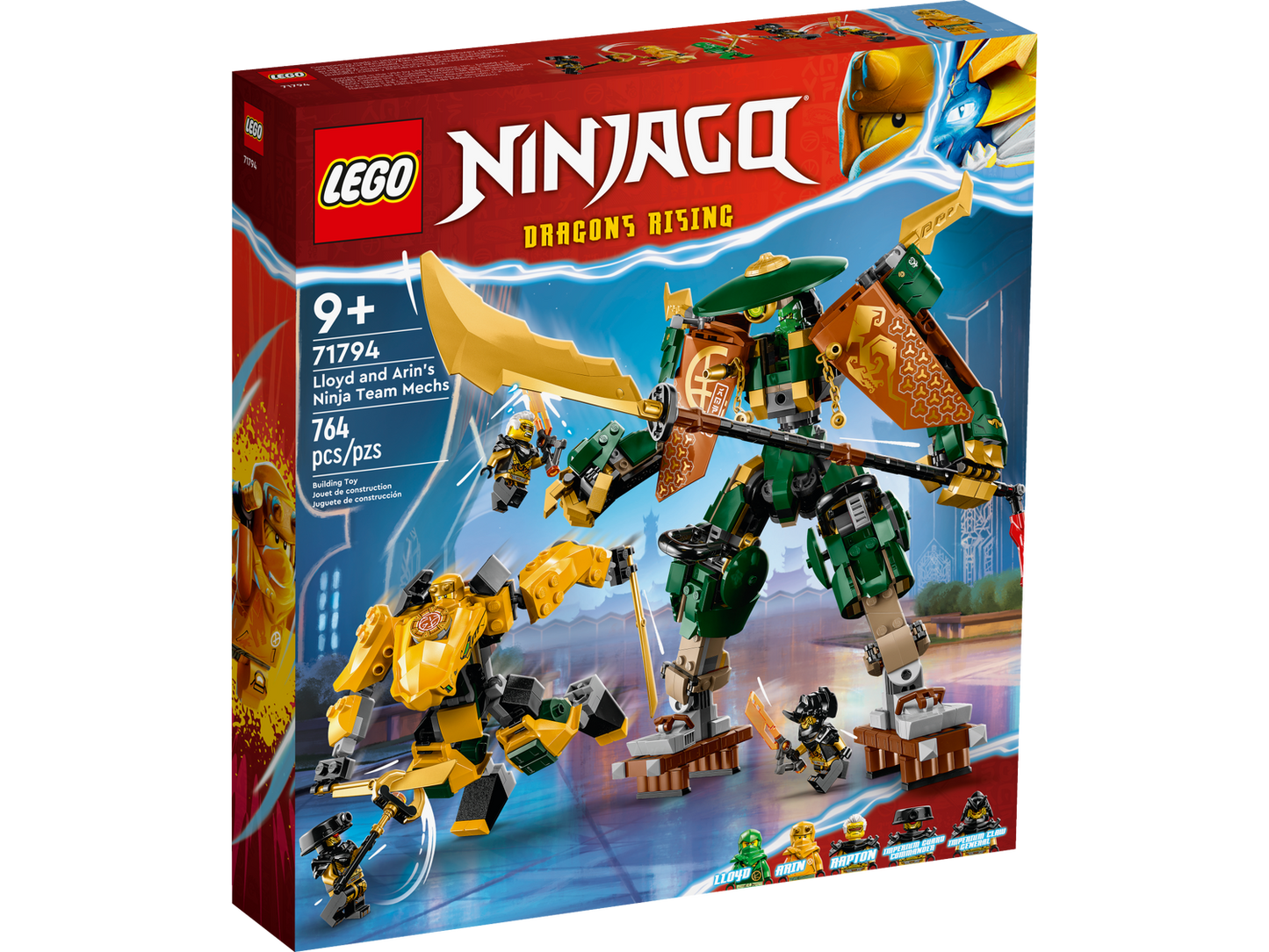 NINJAGO 71794 Lloyds und Arins Training-Mechs