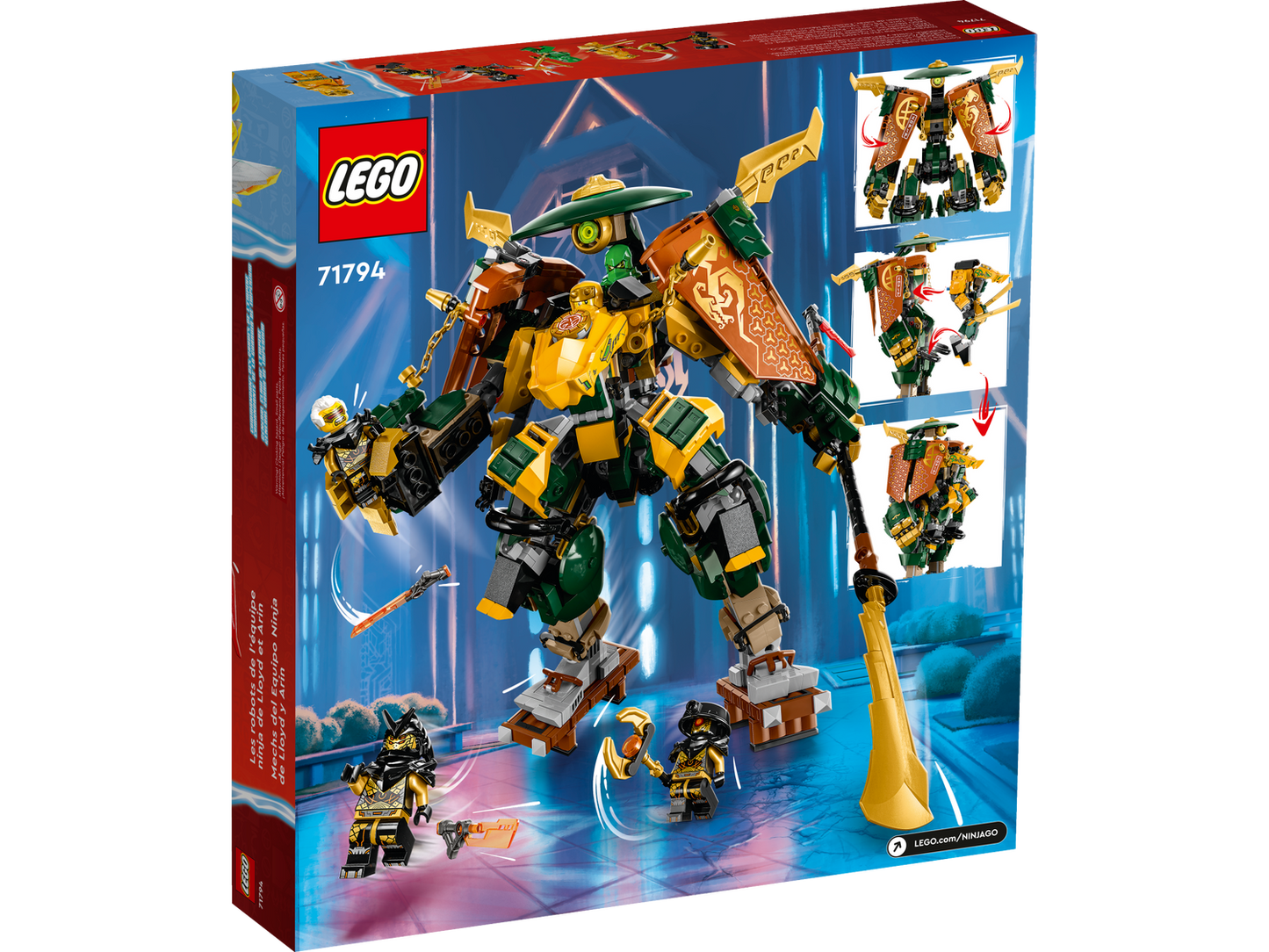 NINJAGO 71794 Lloyds und Arins Training-Mechs