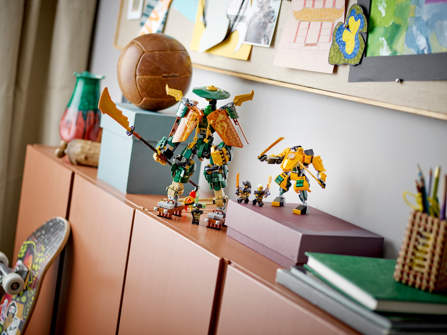 NINJAGO 71794 Lloyds und Arins Training-Mechs