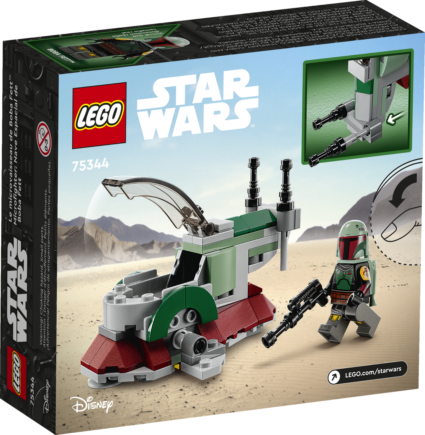 Star Wars 75344 Boba Fetts Starship Microfighter