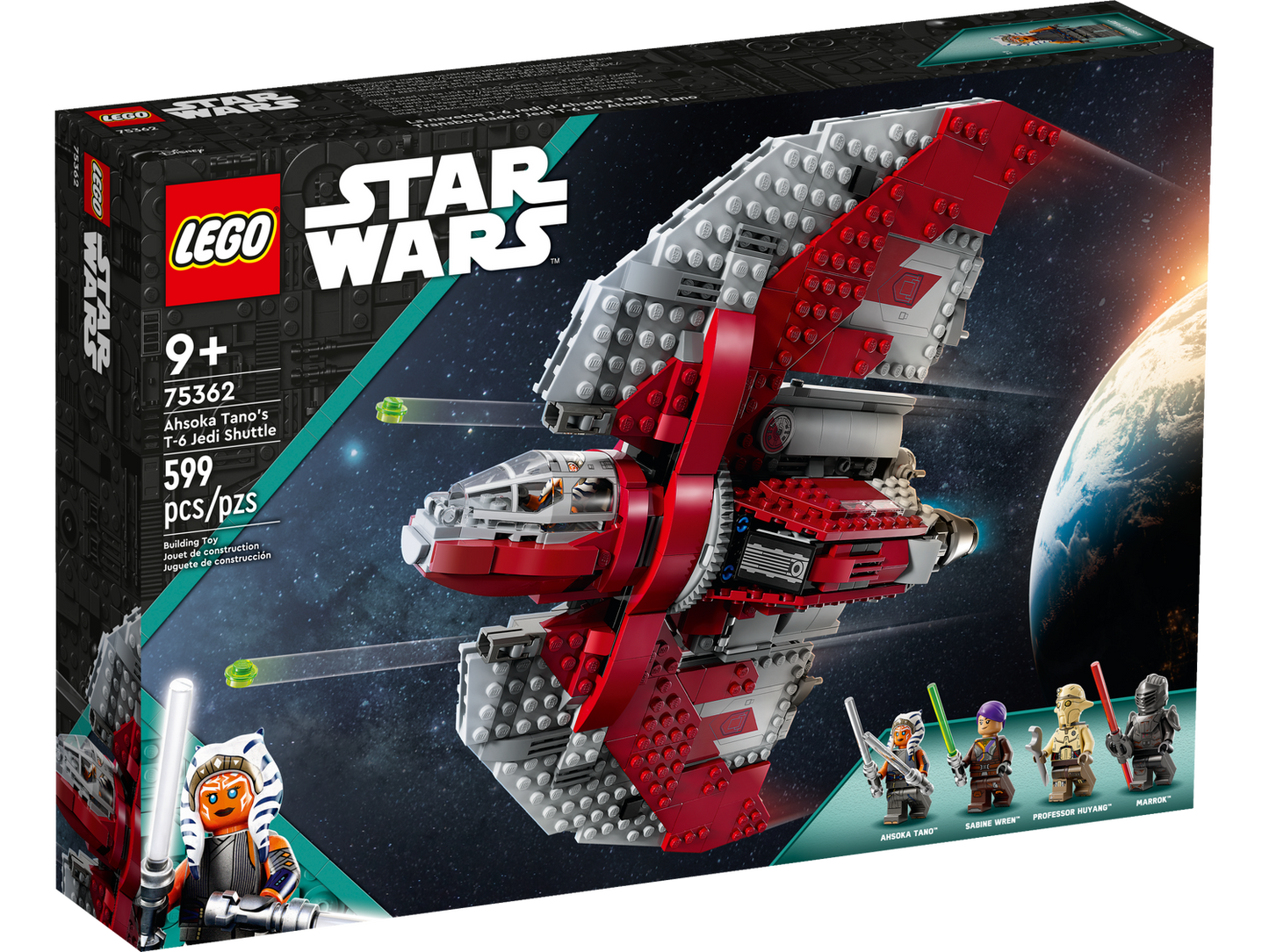 Star Wars 75362 Ahsoka Tanos T-6 Jedi Shuttle