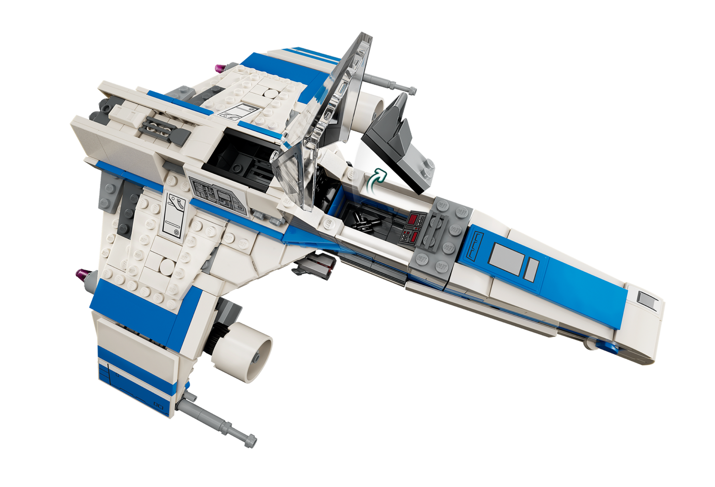 Star Wars 75364 New Republic E-Wing vs. Shin Hatis Starfighter
