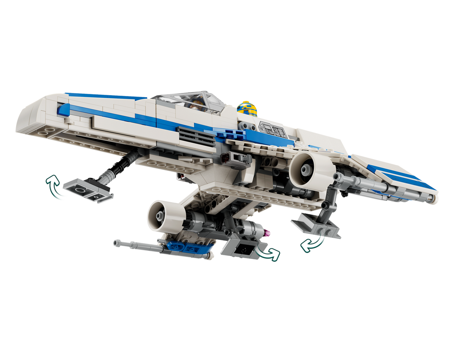 Star Wars 75364 New Republic E-Wing vs. Shin Hatis Starfighter