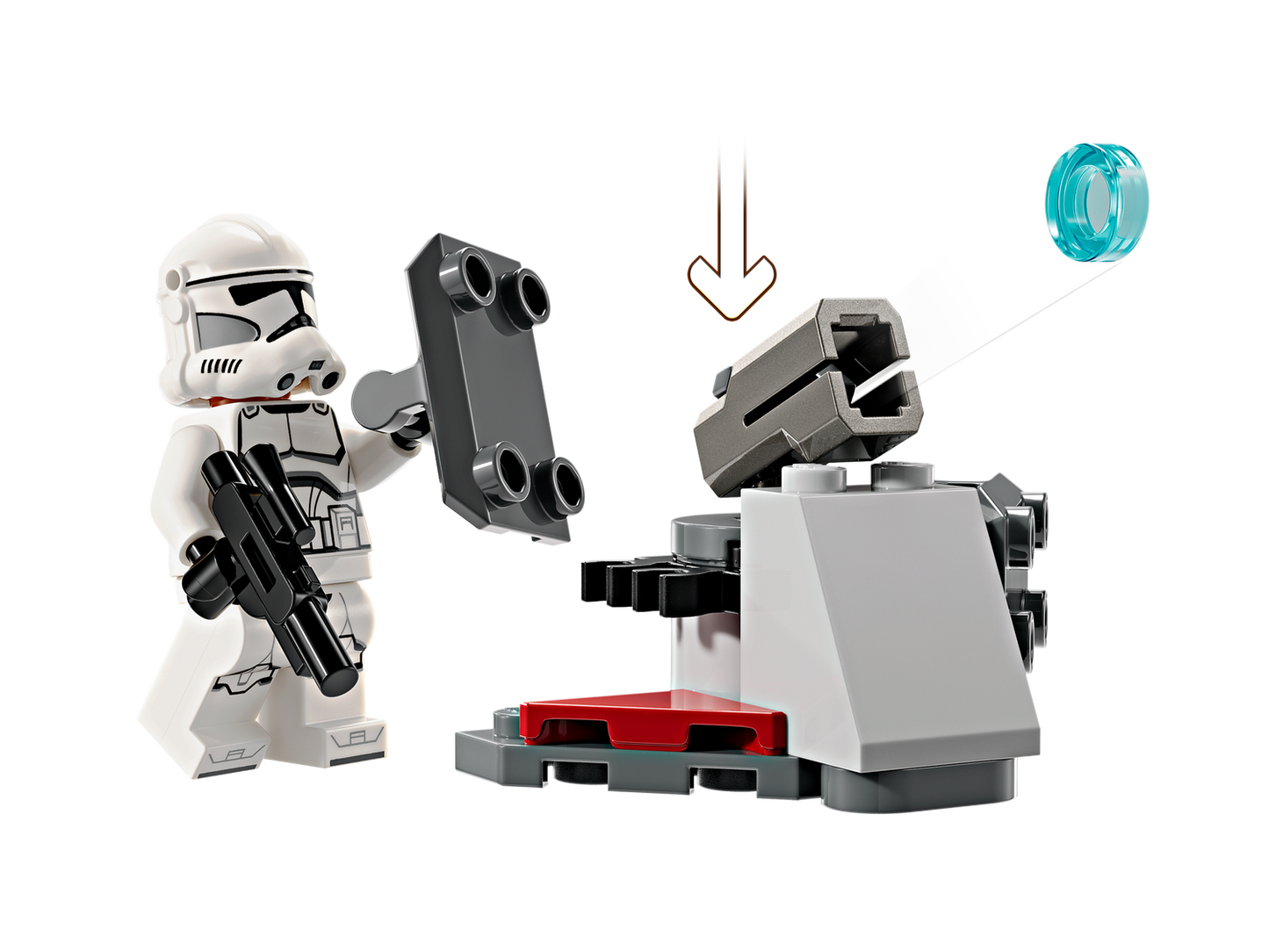 Star Wars 75372 Clone Trooper & Battle Droid Battle Pack