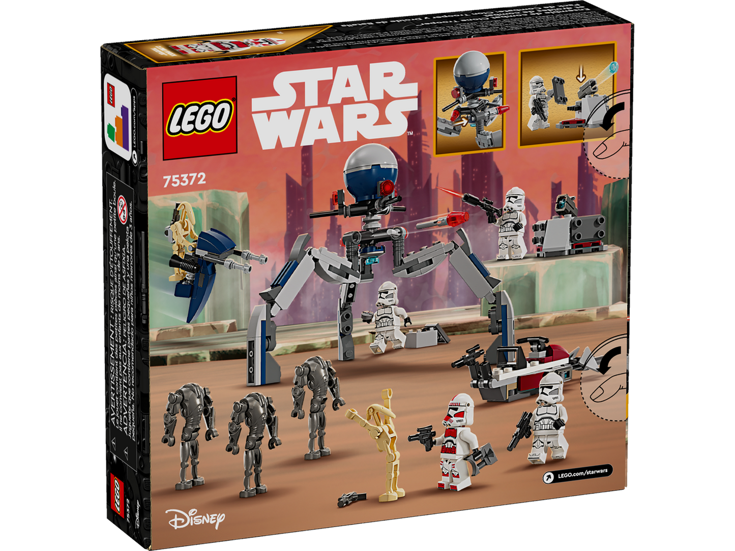 Star Wars 75372 Clone Trooper & Battle Droid Battle Pack
