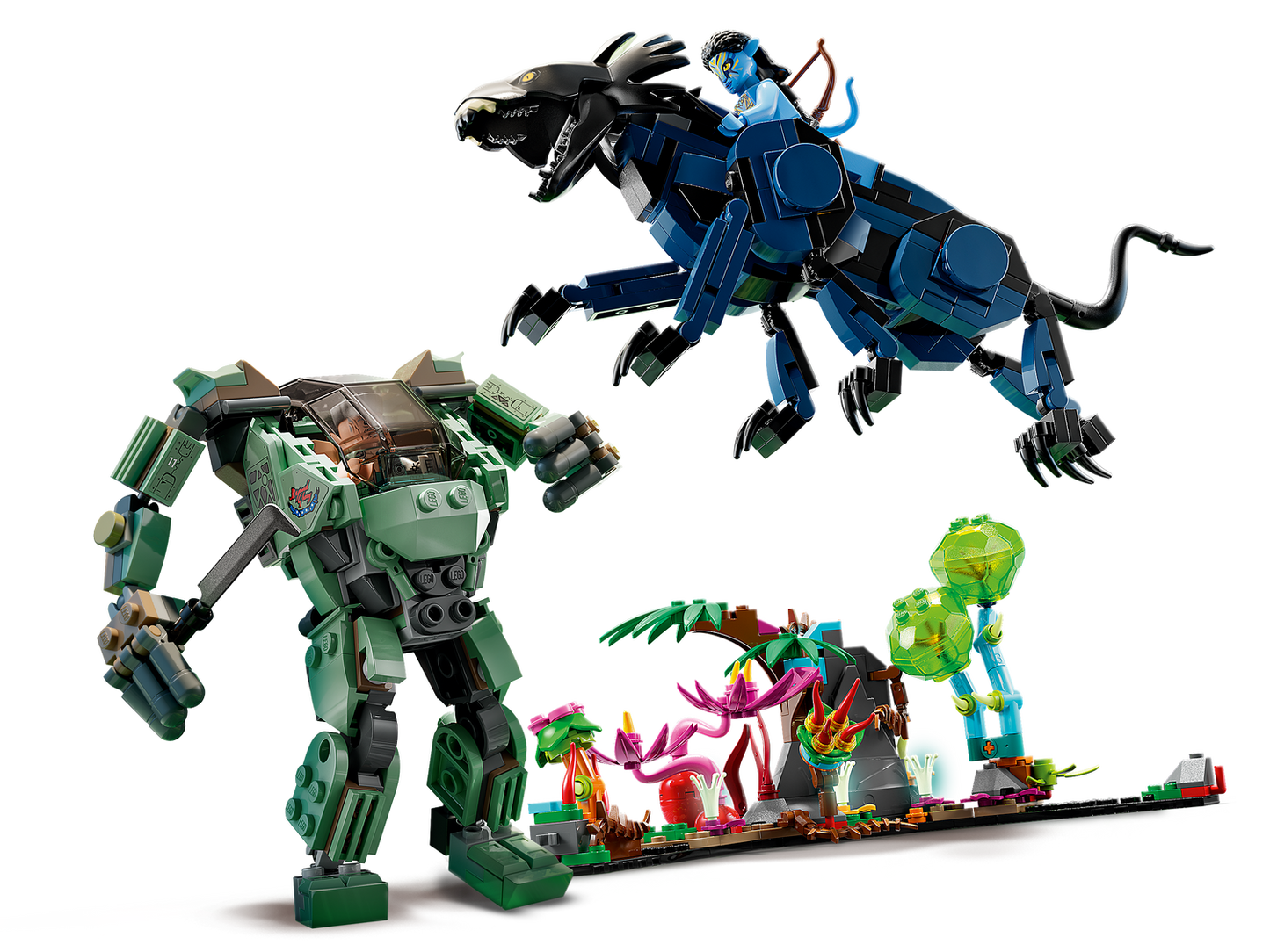 Avatar 75571 Neytiri und Thanator vs. Quaritch im MPA