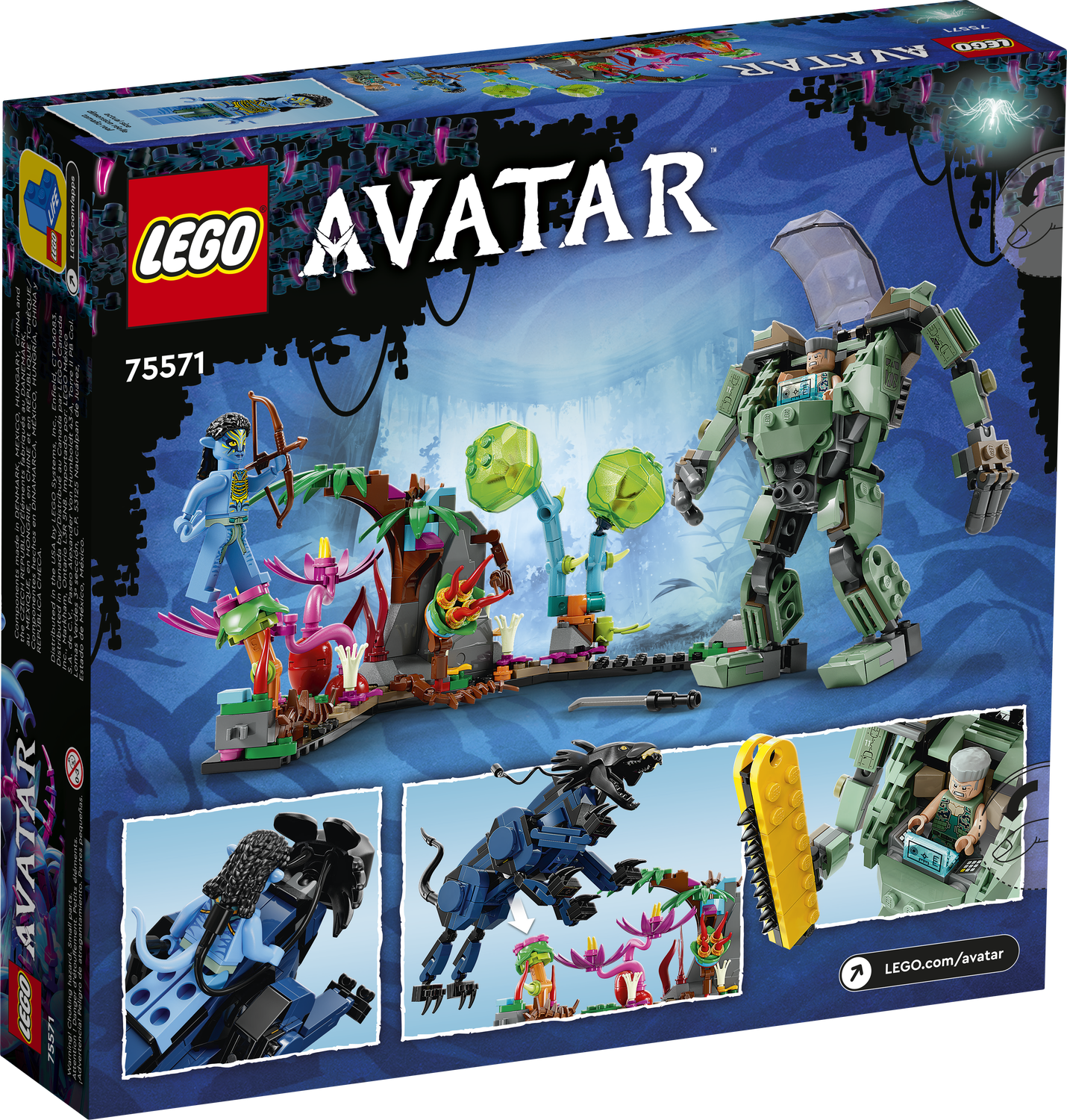 Avatar 75571 Neytiri und Thanator vs. Quaritch im MPA