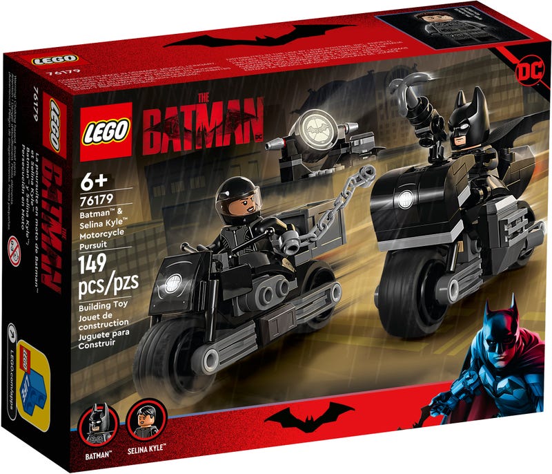 The LEGO Batman Movie 76179 Batman & Selina Kyle Verfolgungsjagd auf dem Motorrad