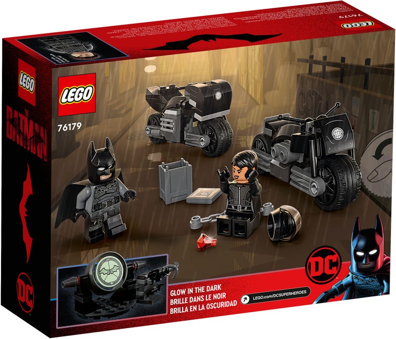 The LEGO Batman Movie 76179 Batman & Selina Kyle Verfolgungsjagd auf dem Motorrad