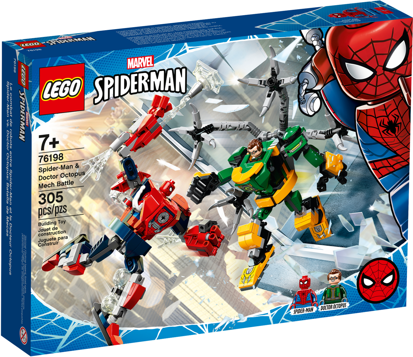 Spider-Man 76198 Mech-Duell zwischen Spider-Man & Doctor Octopus