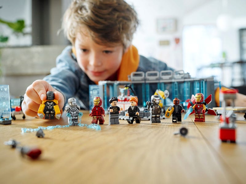 Marvel 76216 Iron Mans Werkstatt
