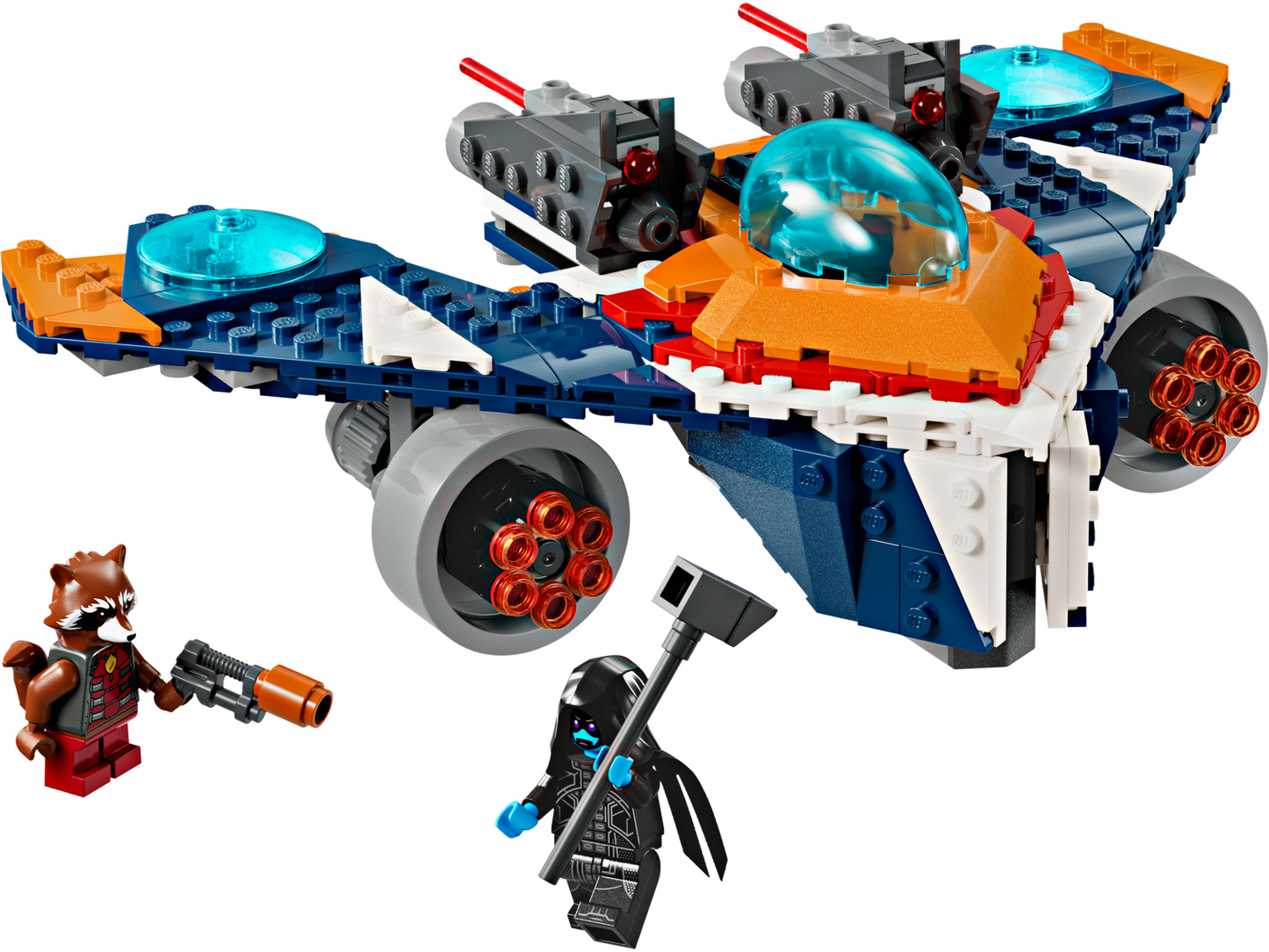 Marvel 76278 Rockets Raumschiff vs. Ronan