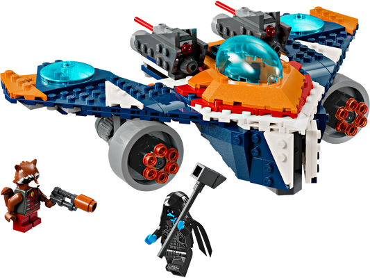 Marvel 76278 Rockets Raumschiff vs. Ronan