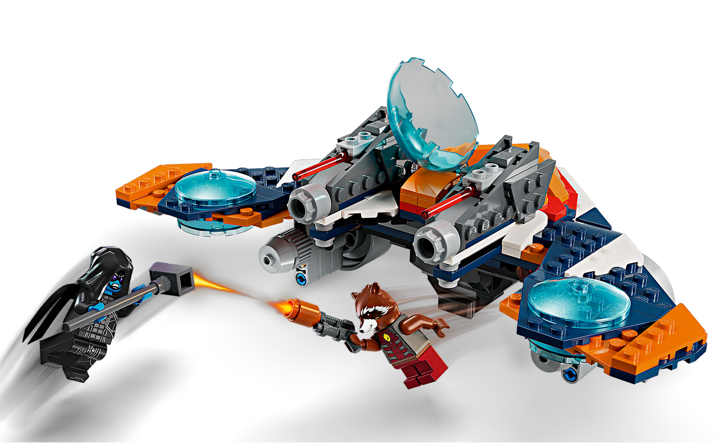 Marvel 76278 Rockets Raumschiff vs. Ronan