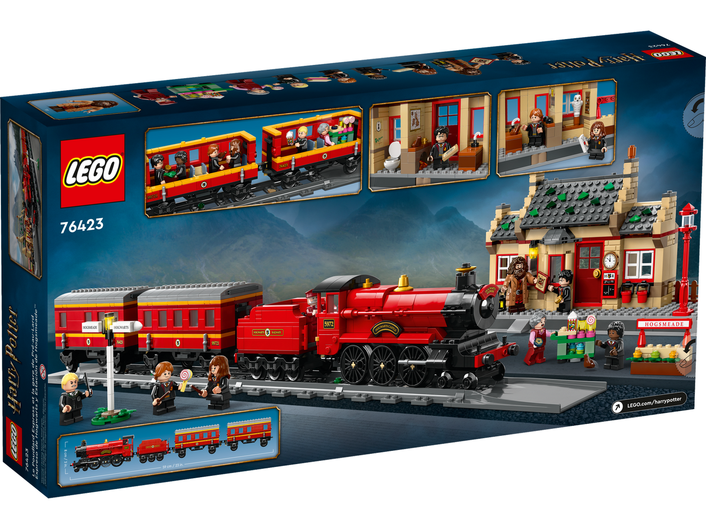 Harry Potter 76423 Hogwarts Express & der Bahnhof von Hogsmeade