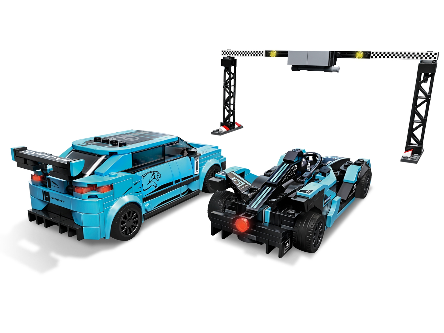 Speed Champions 76898 Formula E Panasonic Jaguar Racing GEN2 car & Jaguar I-PACE eTROPHY