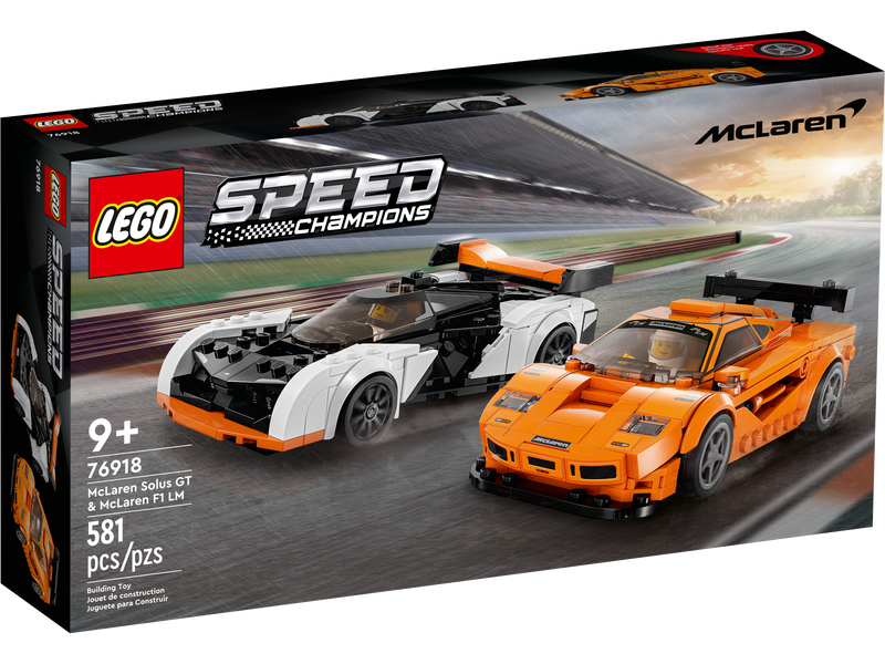 Speed Champions 76918 McLaren Solus GT & McLaren F1 LM