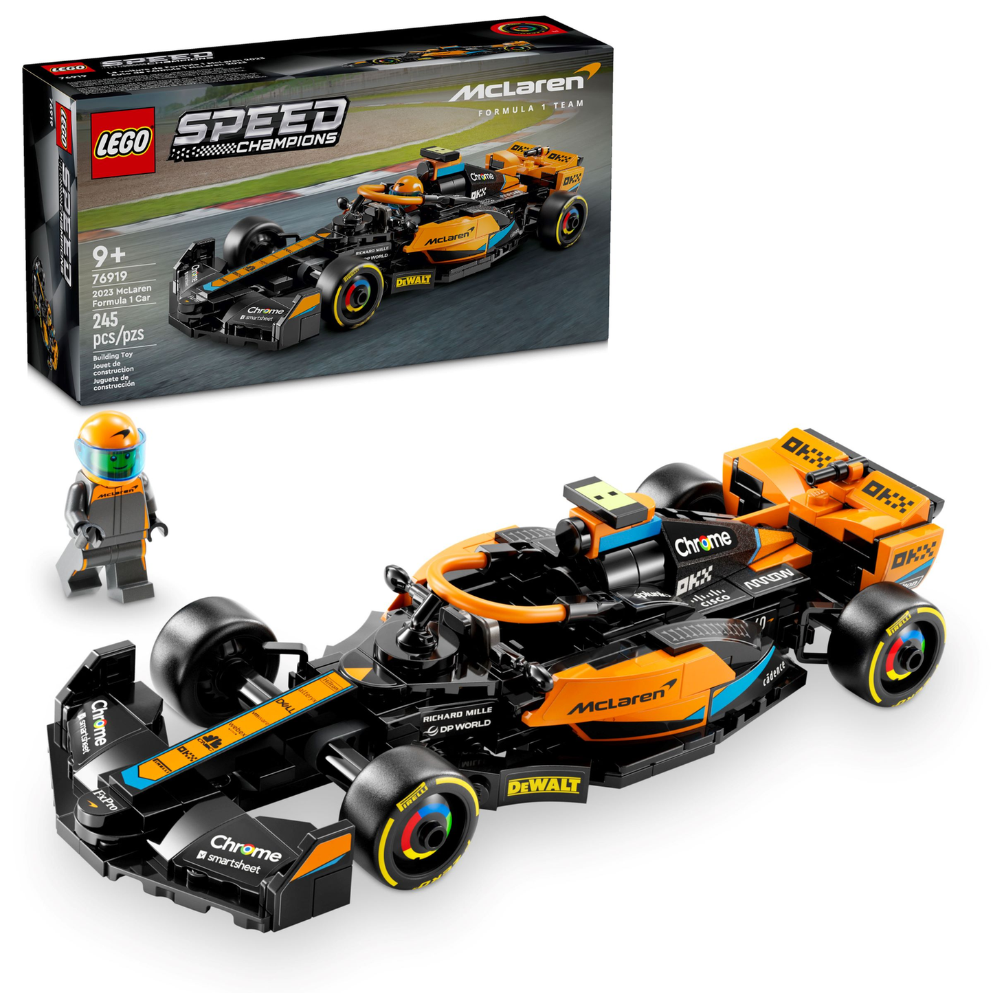 Speed Champions 76919 McLaren Formel-1 Rennwagen 2023