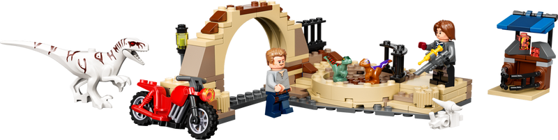 Jurassic World 76945 Atrociraptor: Motorradverfolgungsjagd
