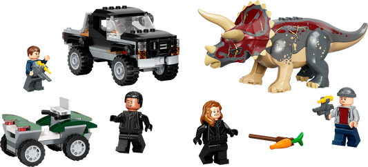 Jurassic World 76950 Triceratops-Angriff