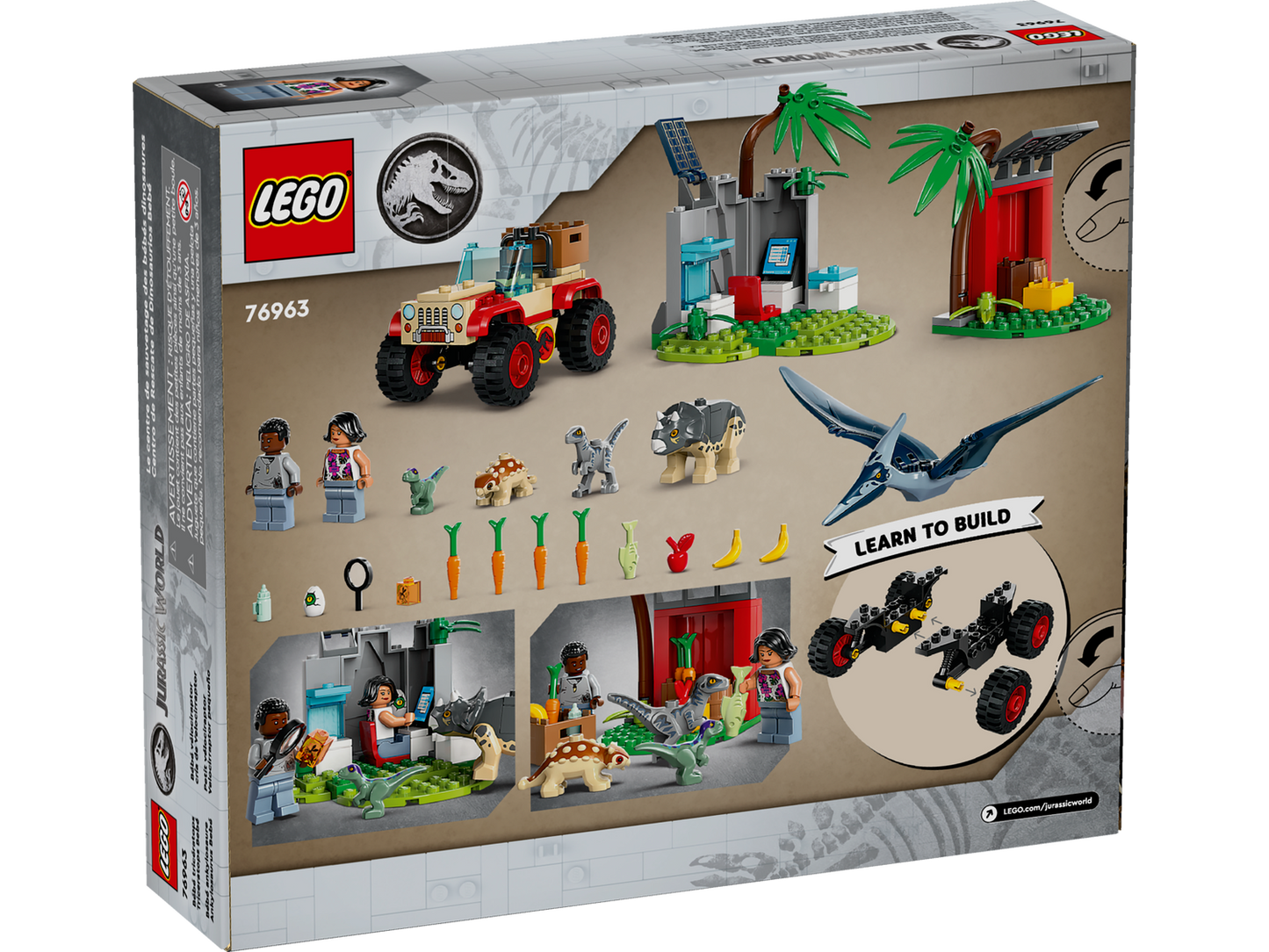 Jurassic World 76963 Rettungszentrum für Baby-Dinos