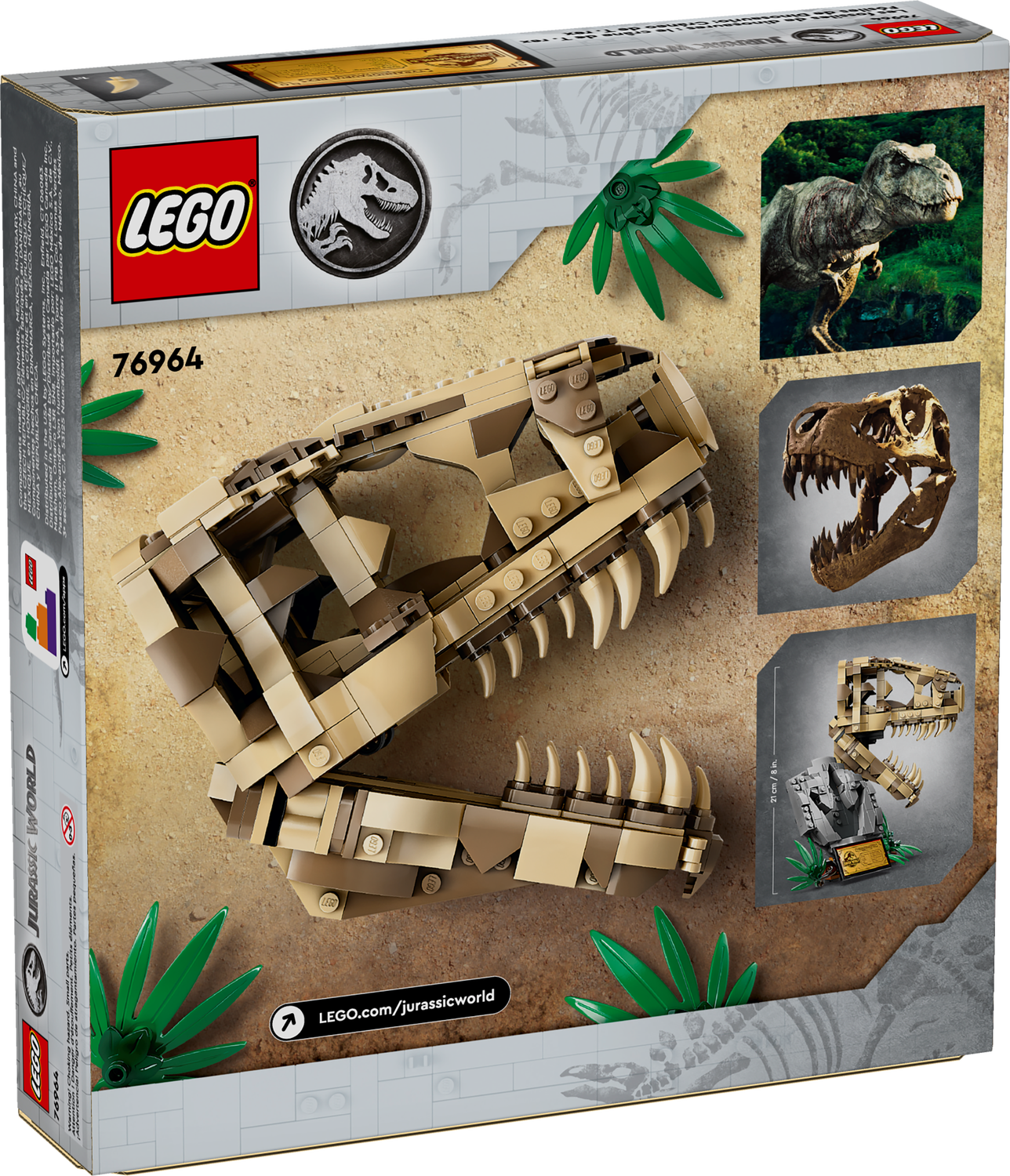Jurassic World 76964 Dinosaurier-Fossilien: T.-rex-Kopf