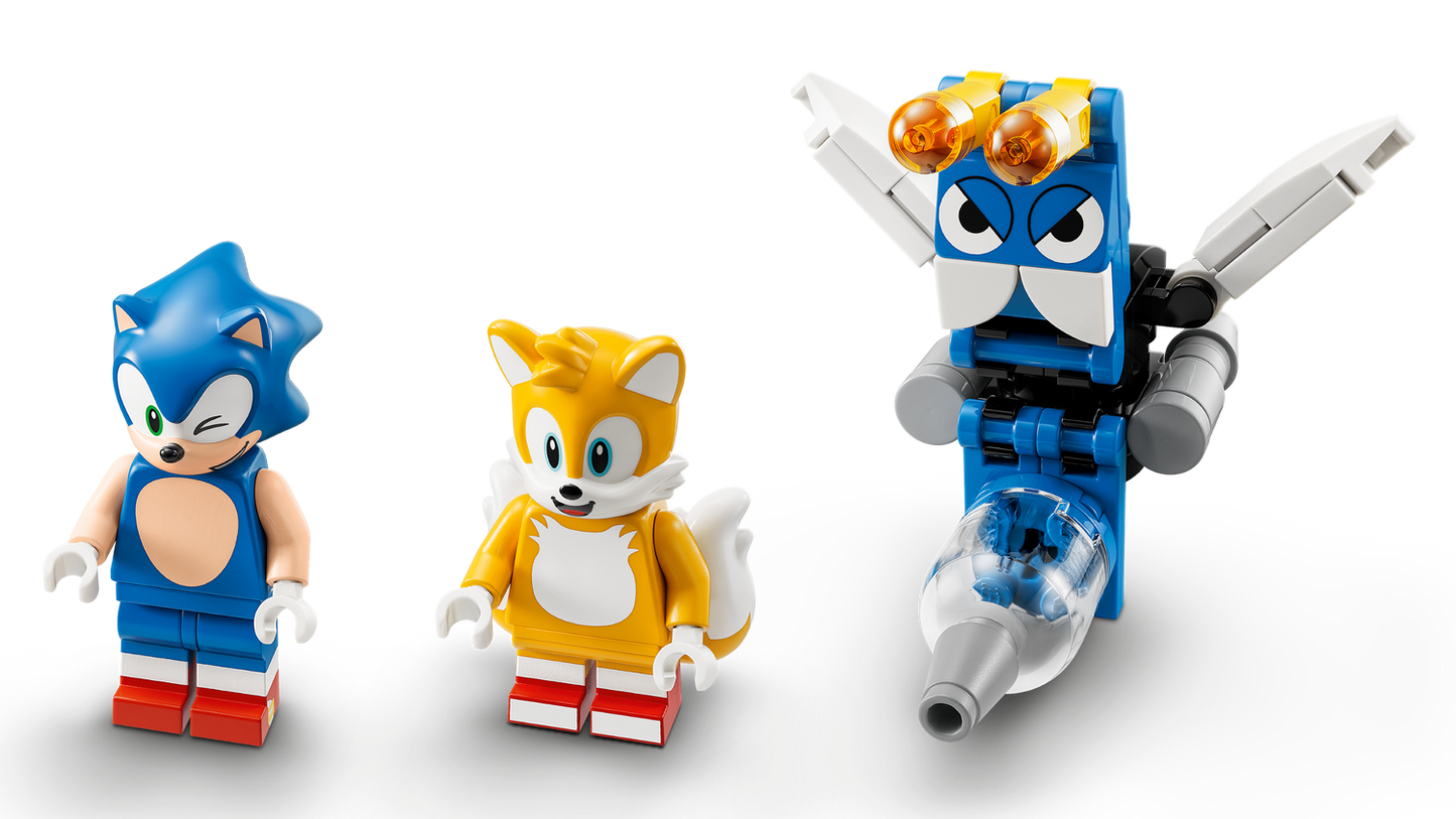 Sonic the Hedgehog 76991 Tails‘ Tornadoflieger mit Werkstatt