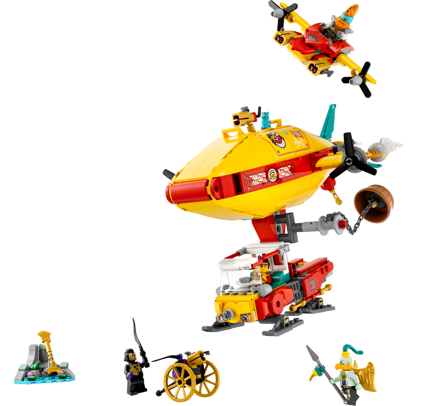 Monkie Kid 80046 Monkie Kids Wolkenschiff