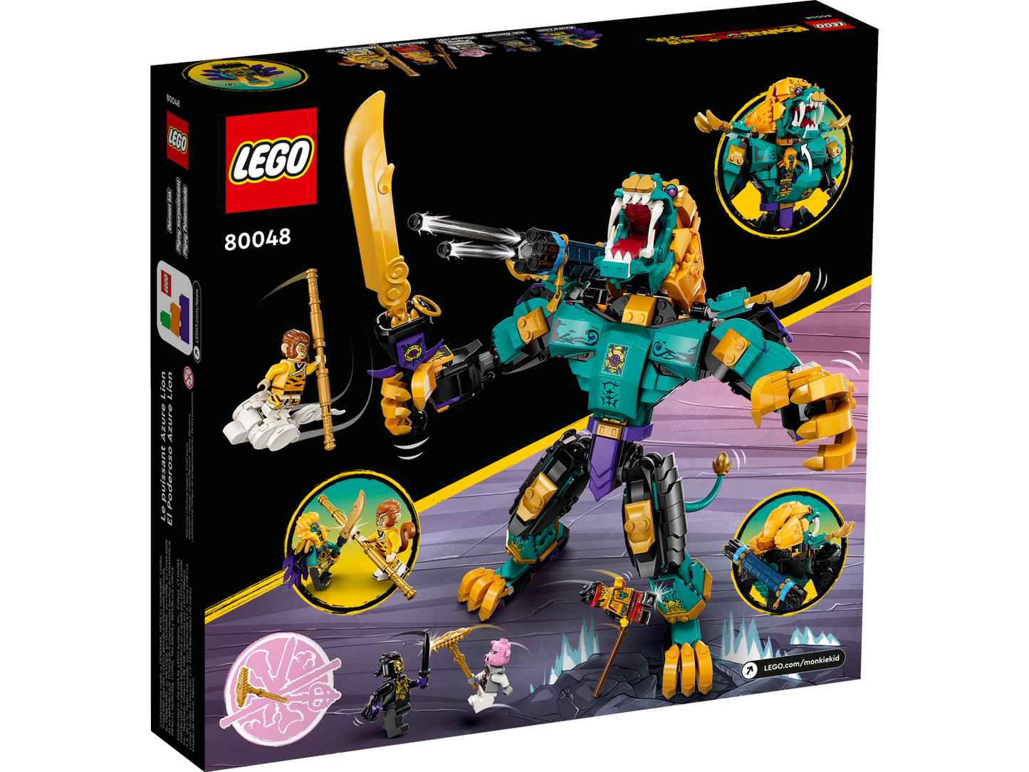Monkie Kid 80048 Der mächtige Azure Lion