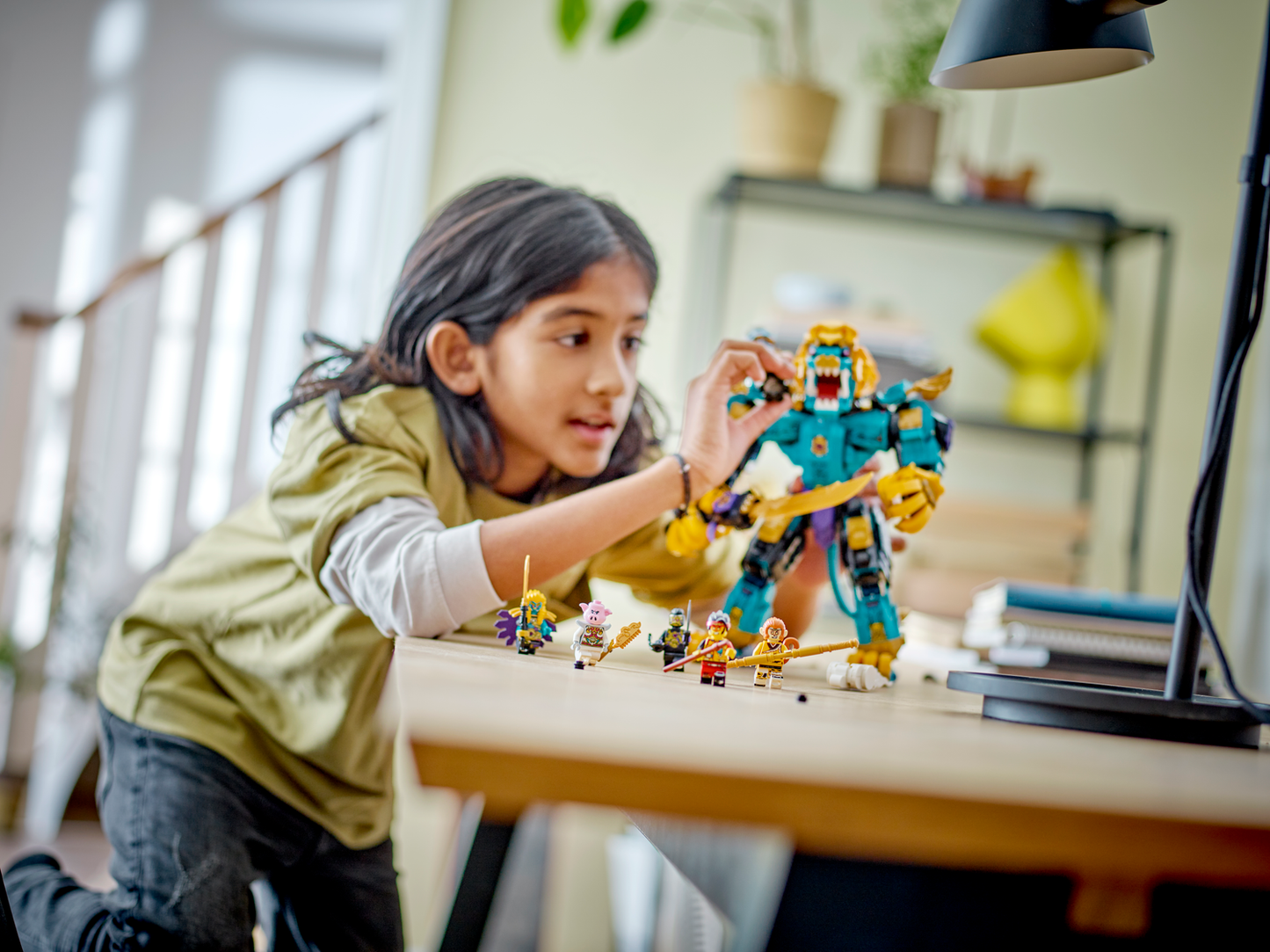 Monkie Kid 80048 Der mächtige Azure Lion