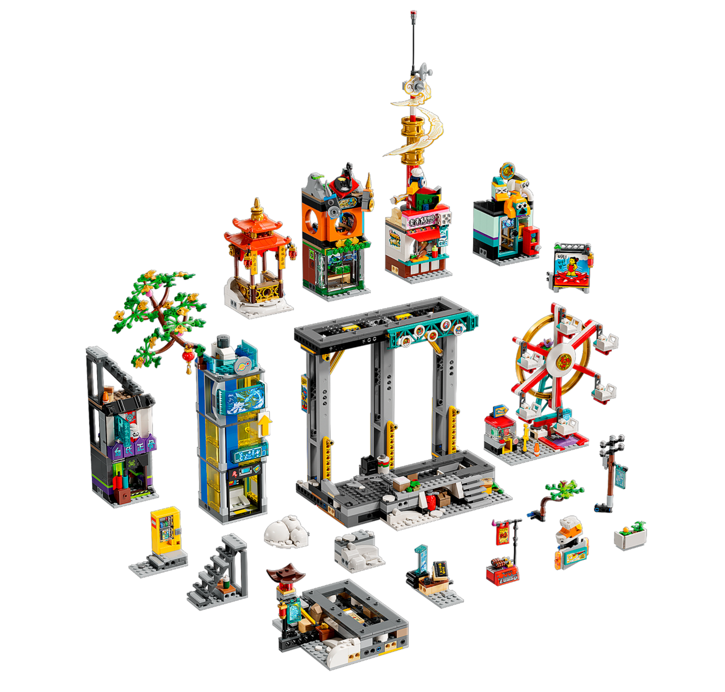 Monkie Kid 80054 5-jähriges Jubiläum von Megapolis City