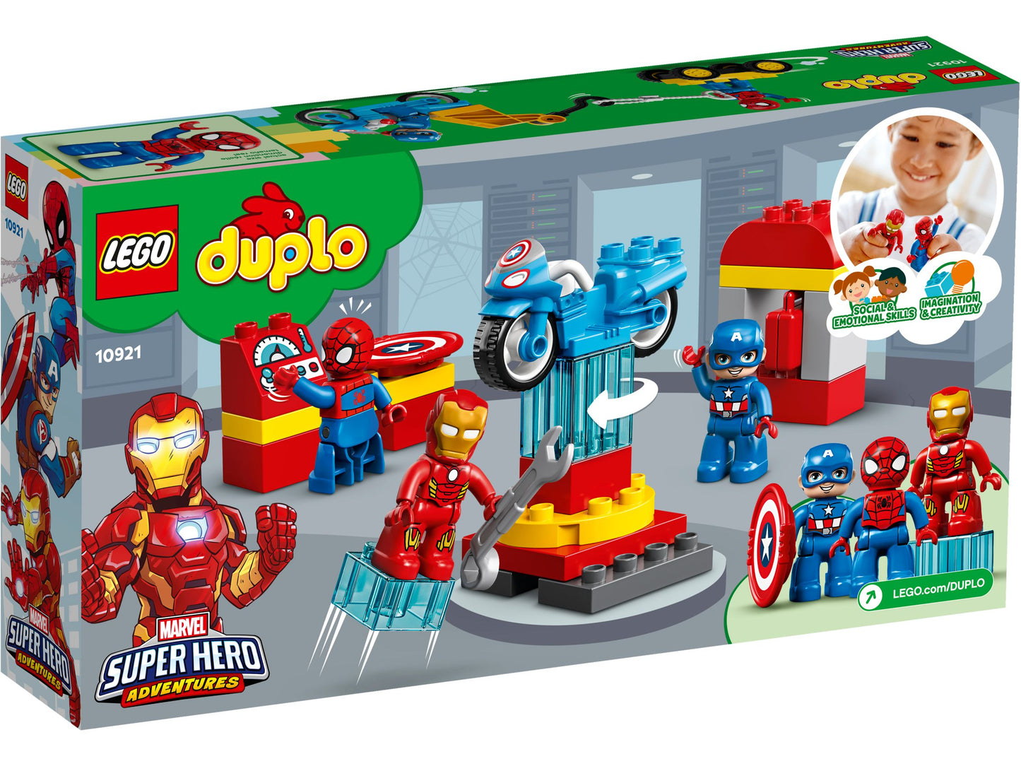 Duplo 10921 Iron Mans Labor-Treffpunkt