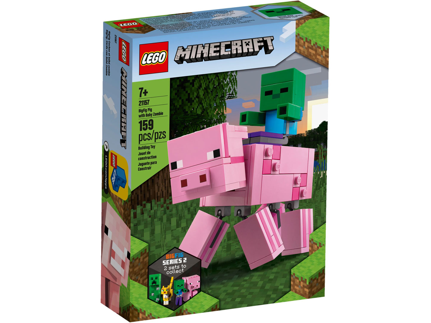 Minecraft 21157 BigFig Schwein mit Zombiebaby