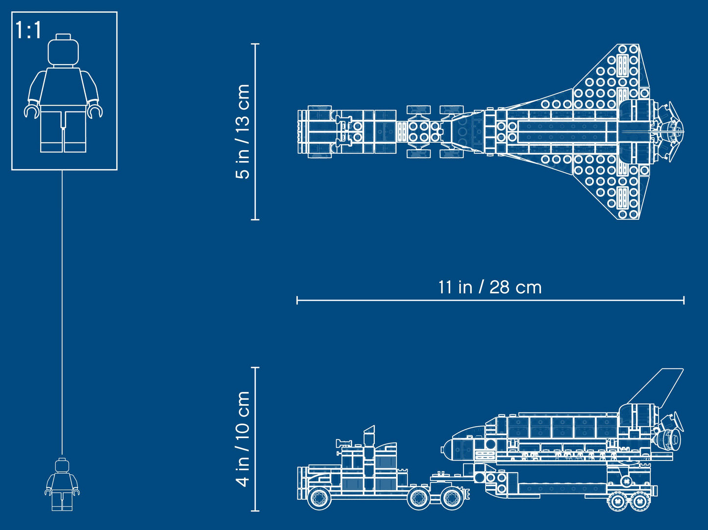 Creator 31091 Transporter für Space Shuttle