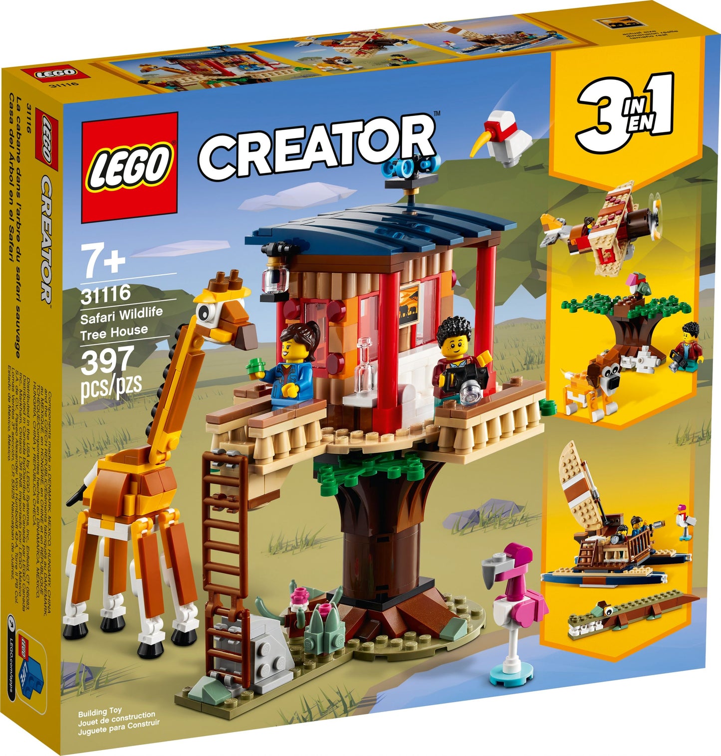 Creator 31116 Safari-Baumhaus