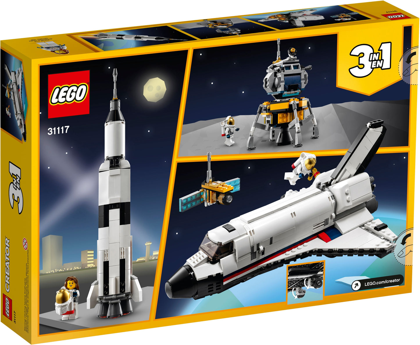 Creator 31117 Spaceshuttle-Abenteuer