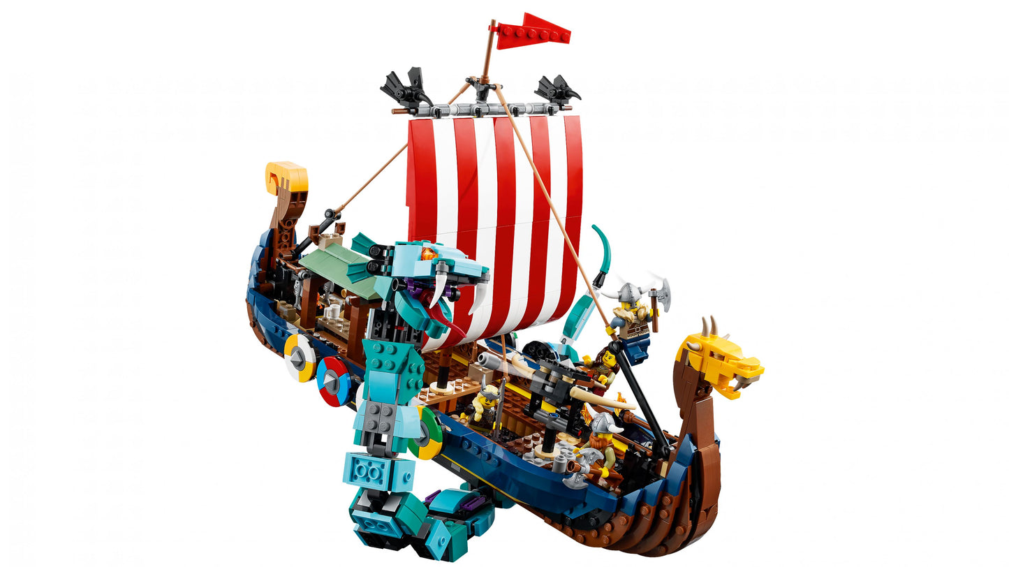 Creator 31132 Wikingerschiff mit Midgardschlange