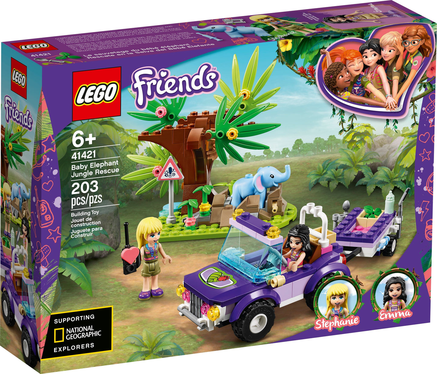 Friends 41421 Rettung des Elefantenbabys mit Transporter