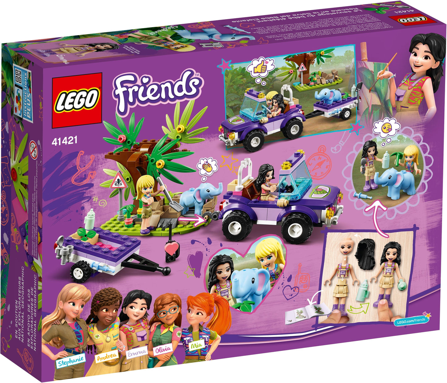 Friends 41421 Rettung des Elefantenbabys mit Transporter