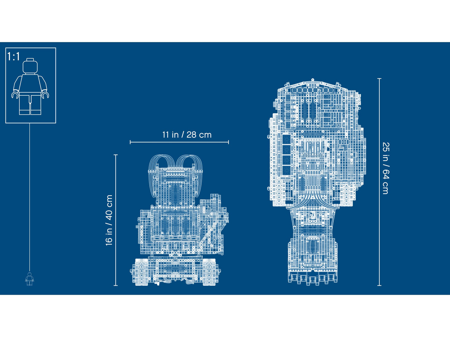 Technic 42100 Liebherr Bagger R 9800