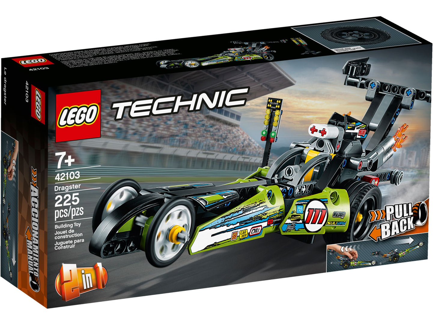 Technic 42103 Dragster Rennauto