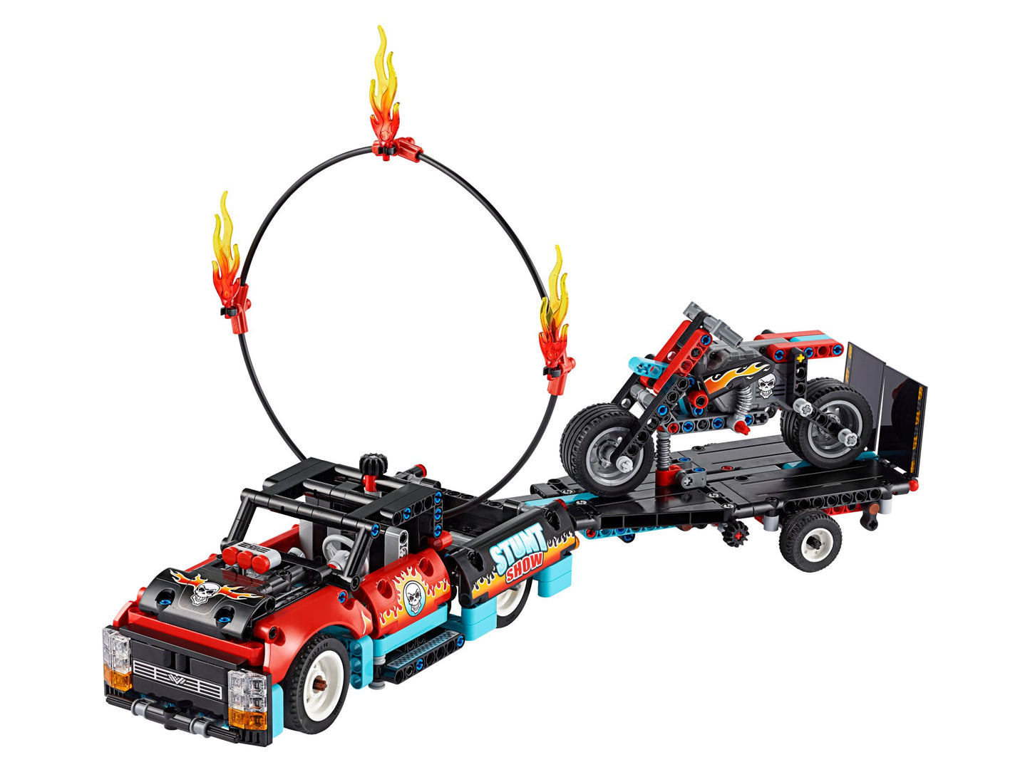 Technic 42106 Stunt-Show mit Truck und Motorrad