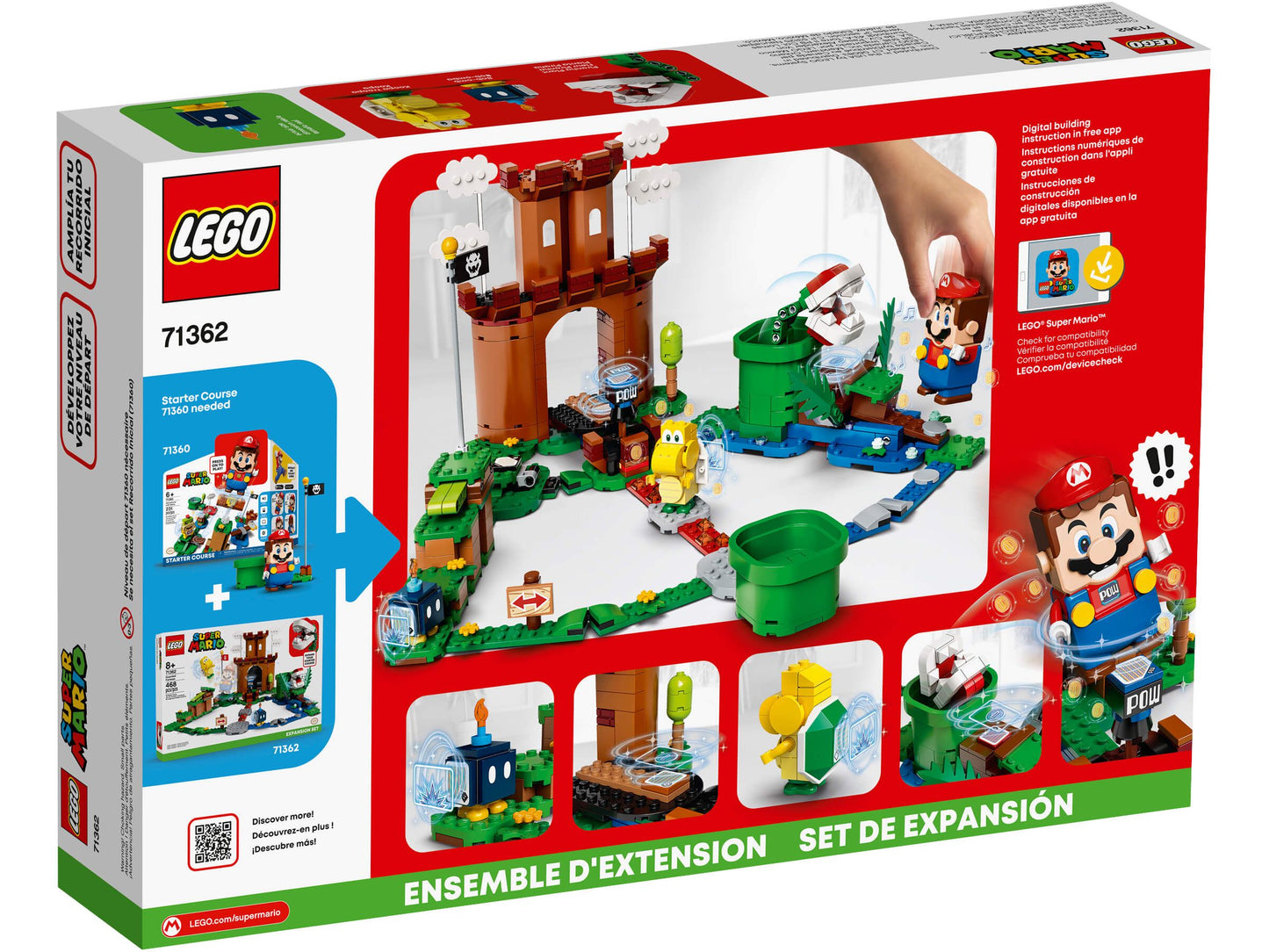 Super Mario 71362 Bewachte Festung– Erweiterungsset