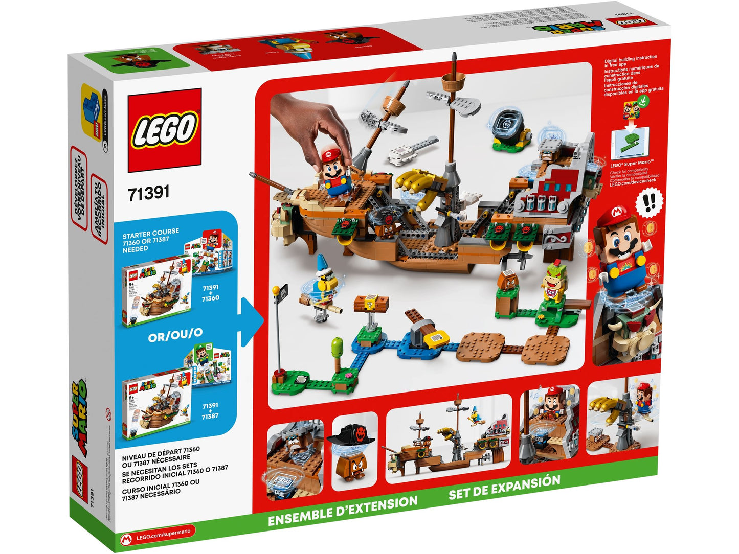 Super Mario 71391 Bowsers Luftschiff– Erweiterungsset