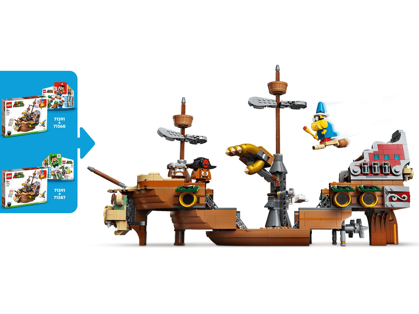 Super Mario 71391 Bowsers Luftschiff– Erweiterungsset