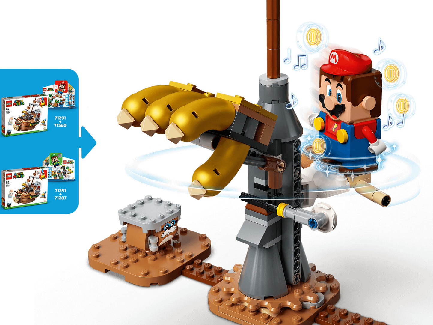 Super Mario 71391 Bowsers Luftschiff– Erweiterungsset