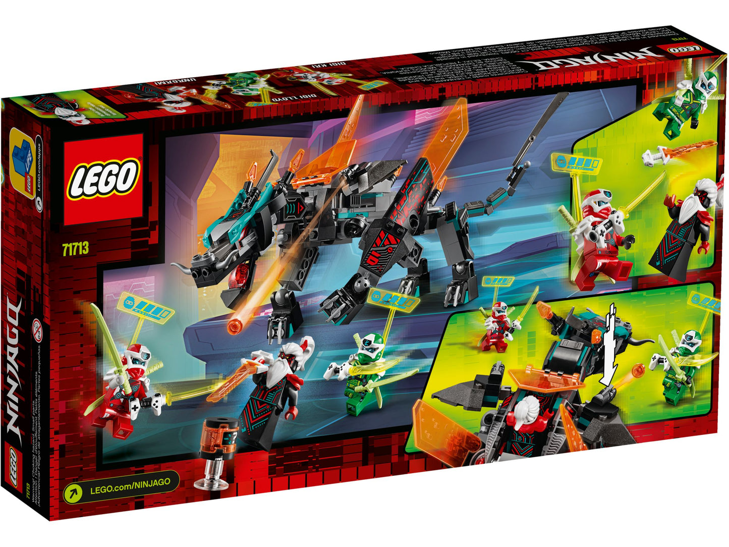 Ninjago 71713 Schwarzer Tempeldrache