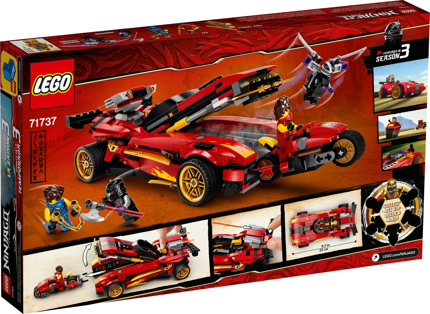 Ninjago 71737 X-1 Ninja Supercar