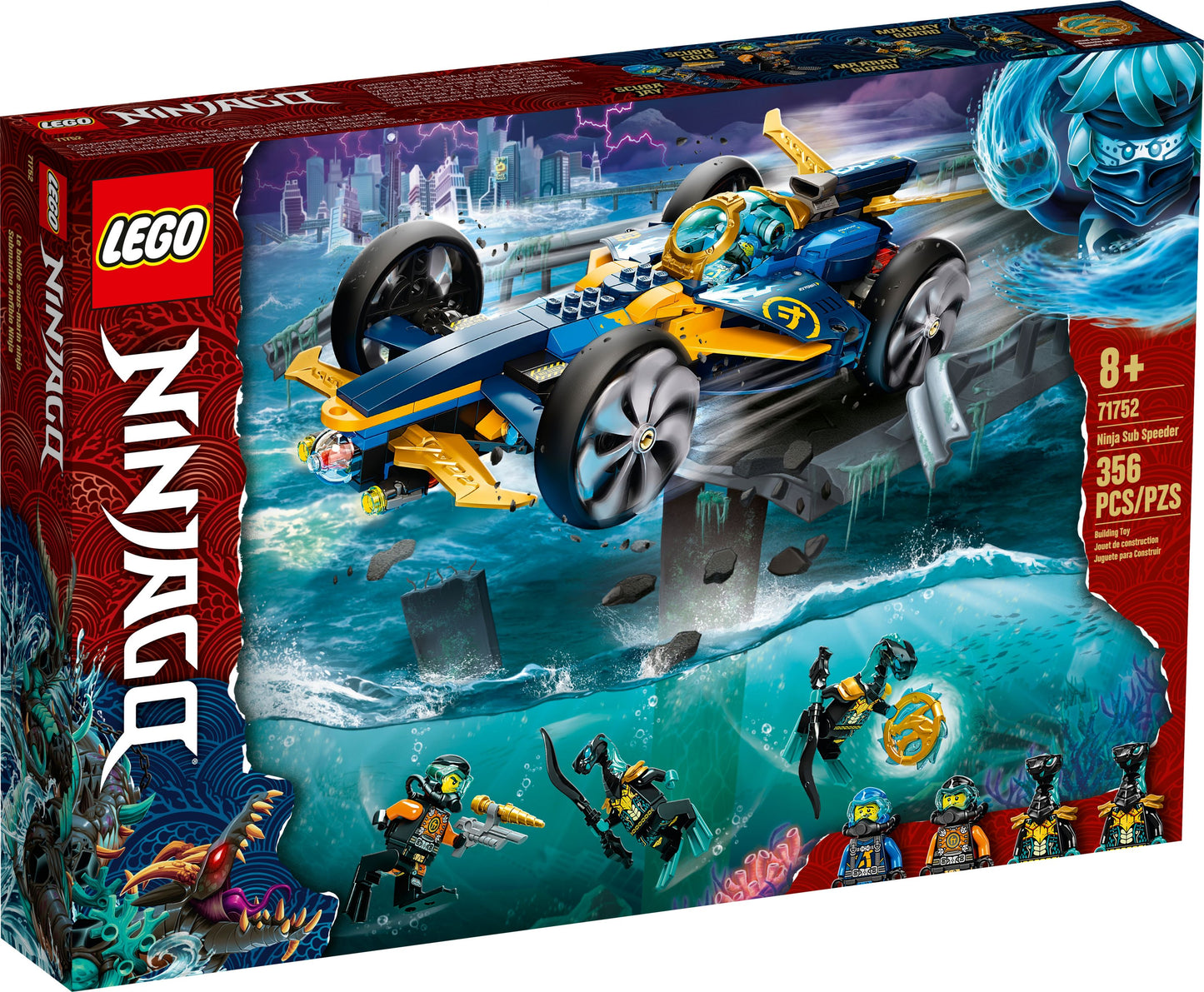 Ninjago 71752 Ninja-Unterwasserspeeder